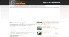 Desktop Screenshot of fsmakina.com